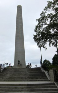 Boston facing side of the monument